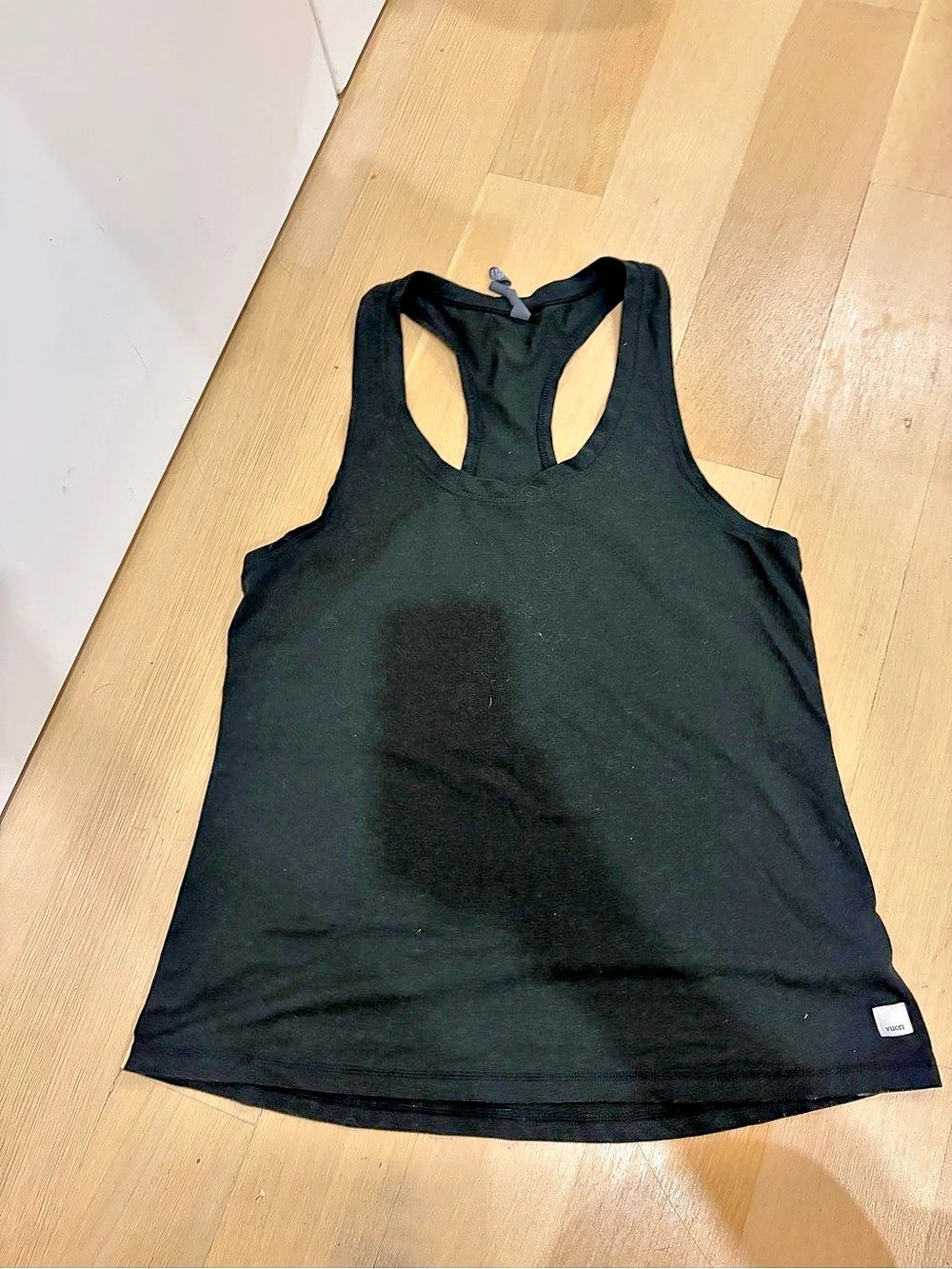 Vuori Lux Performance Racerback Tank Top Black
